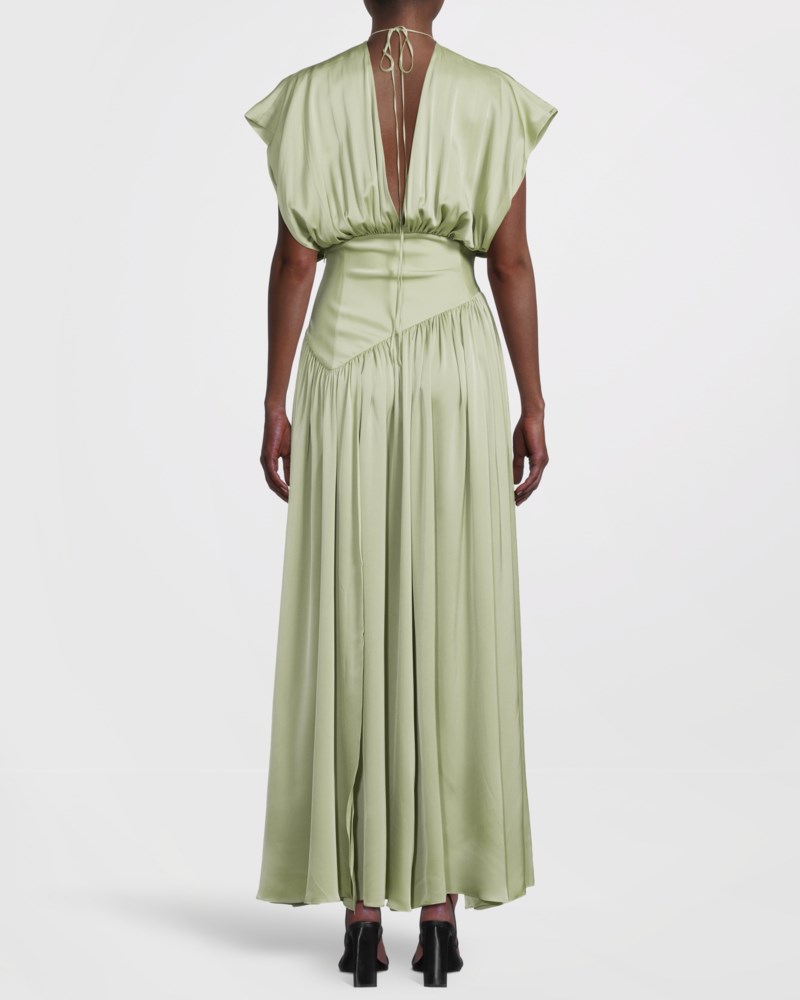 Arakii Maxi silk dress maxiklänningar dam – bild 4
