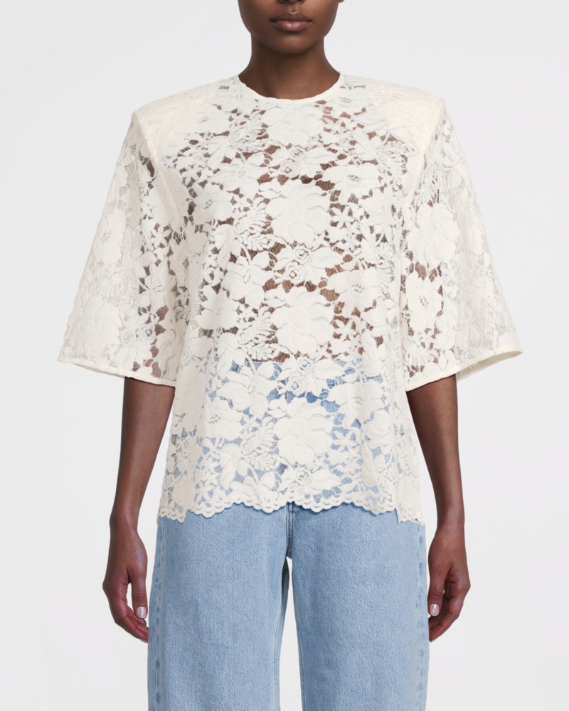 Arakii Velvet lace t-shirt dam – bild 2