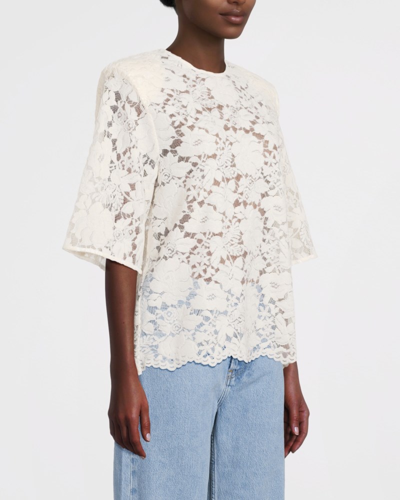 Arakii Velvet lace t-shirt dam – bild 3