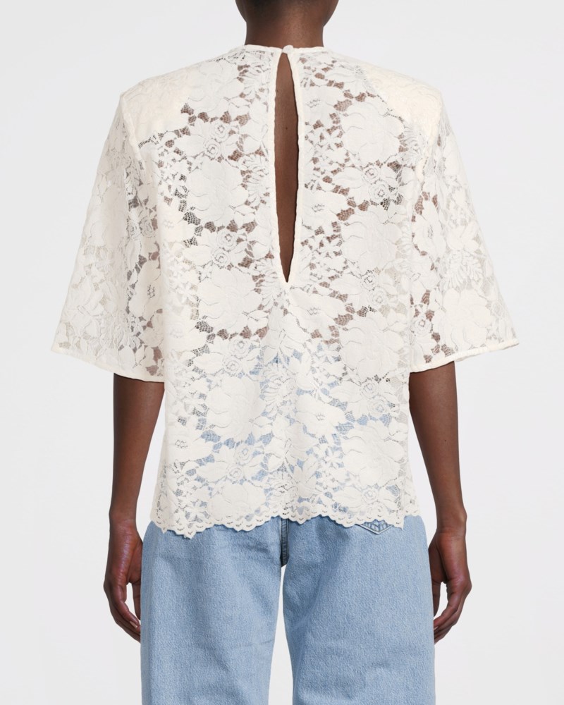 Arakii Velvet lace t-shirt dam – bild 4