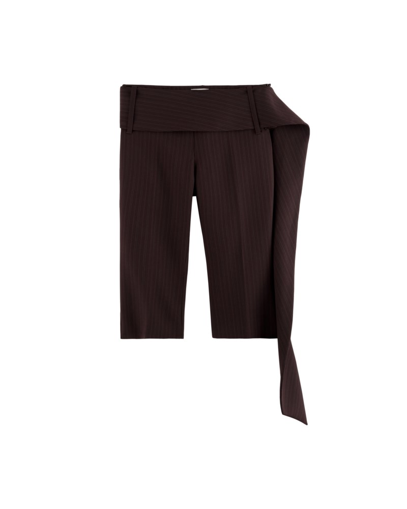 Byxa wide belted capri
