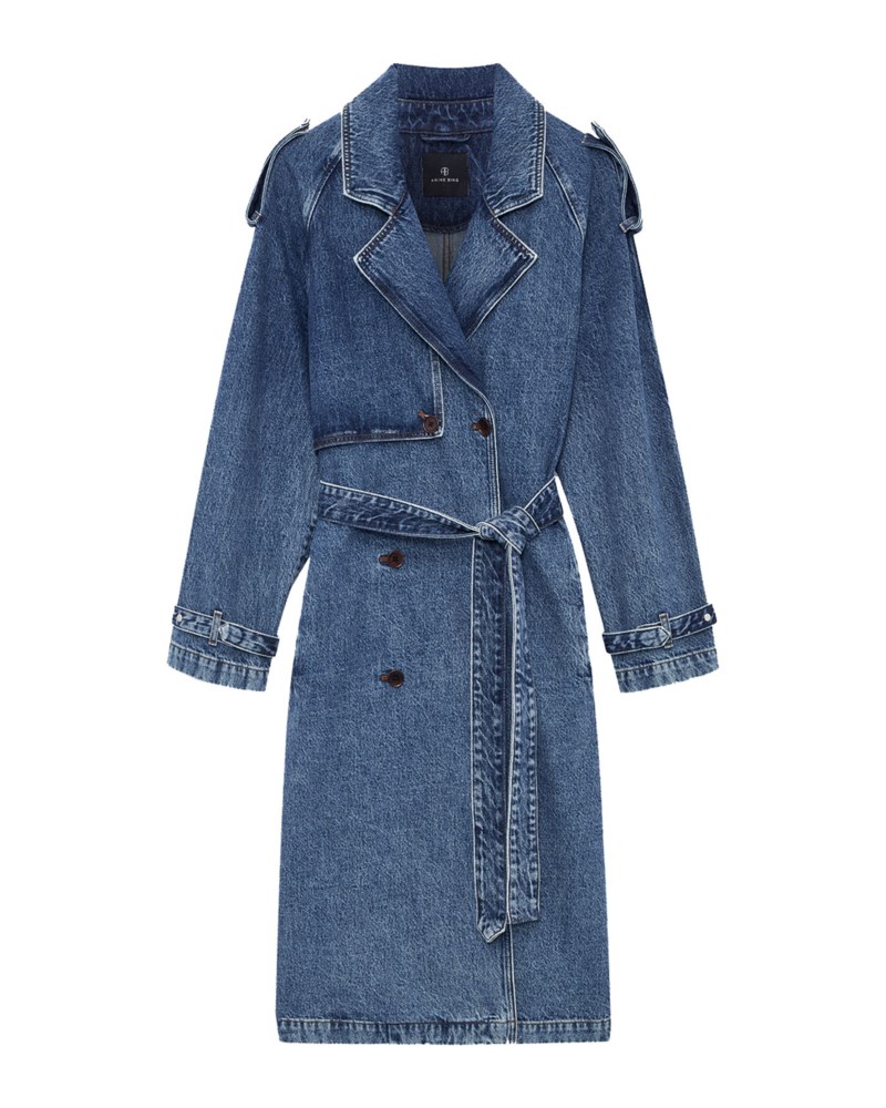 Trenchcoat rickie maxi denim