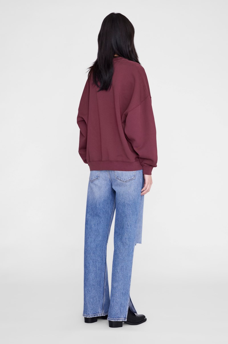 Anine Bing Sweatshirt miles letterman dam – bild 3