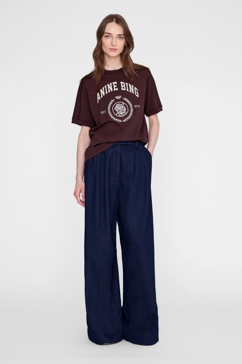 Anine Bing T-shirt jaylin collegiate dam – bild 2