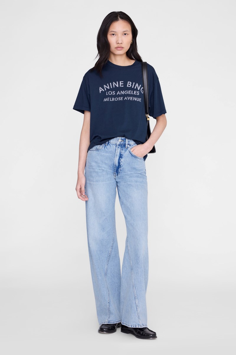 Anine Bing T-shirt cade melrose stencil dam – bild 2