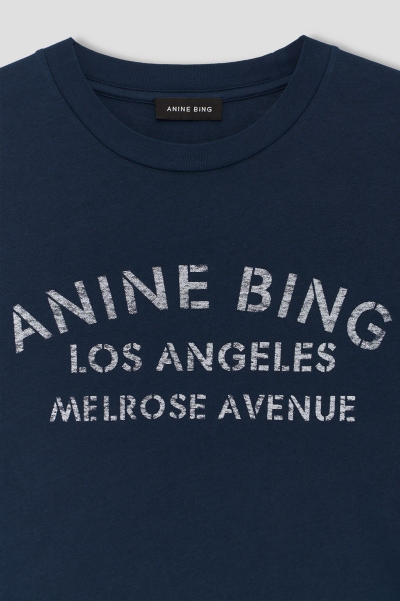 Anine Bing T-shirt cade melrose stencil dam – bild 4