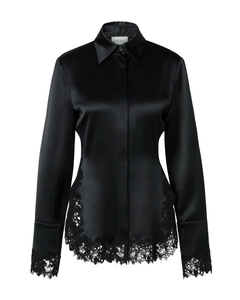 Skjorta malou satin lace