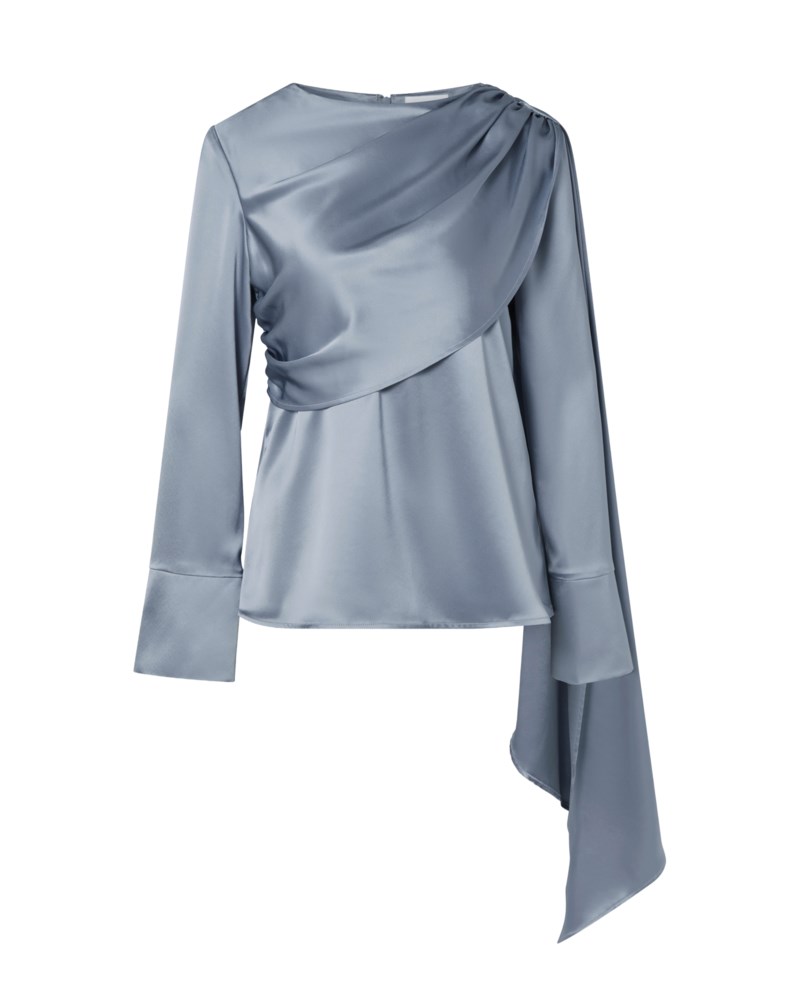 Blus melandy draped cape