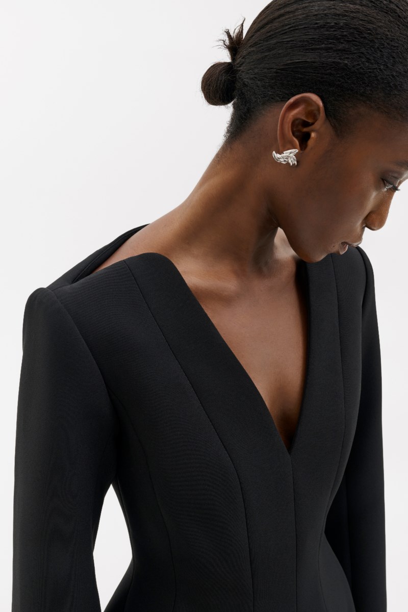 MALINA Topp ninni cut-out shoulder hourglass dam – bild 4