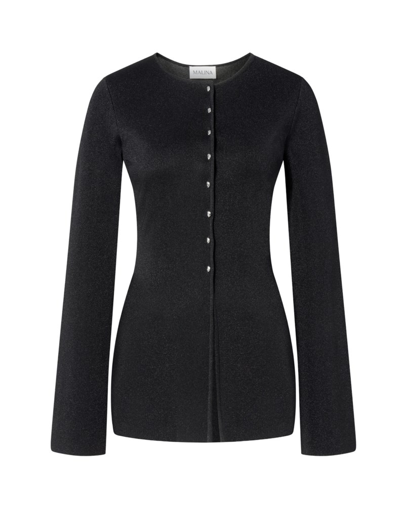 Cardigan azra metallic milano knitted