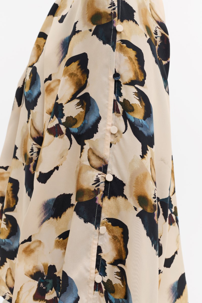 MALINA Blus sophie button detail gathered dam – bild 5