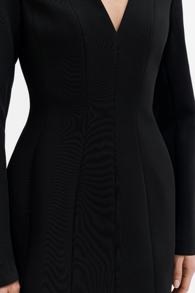 Klänning ninni cut-out shoulder hourglass mini 5