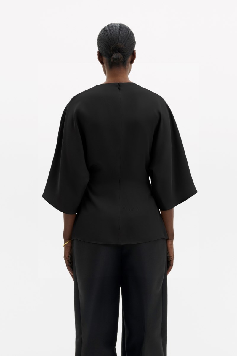 MALINA Blus zilla brooch detailed dam – bild 3