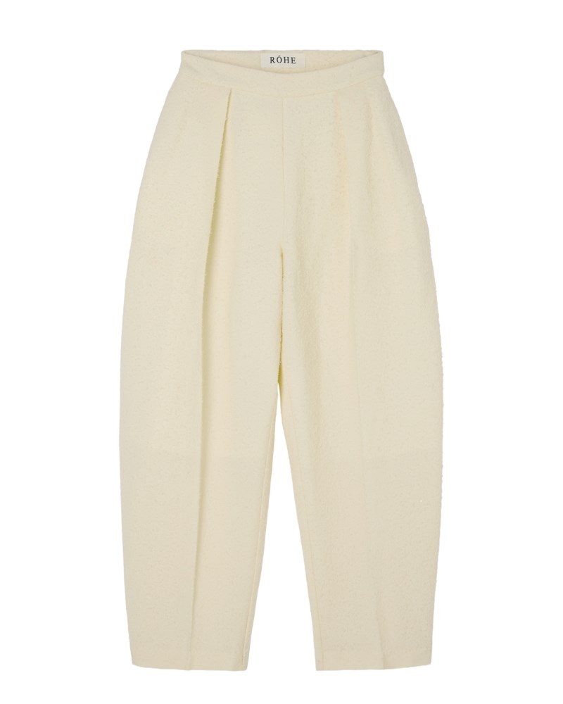Byxa puck sculptural boucle tailored