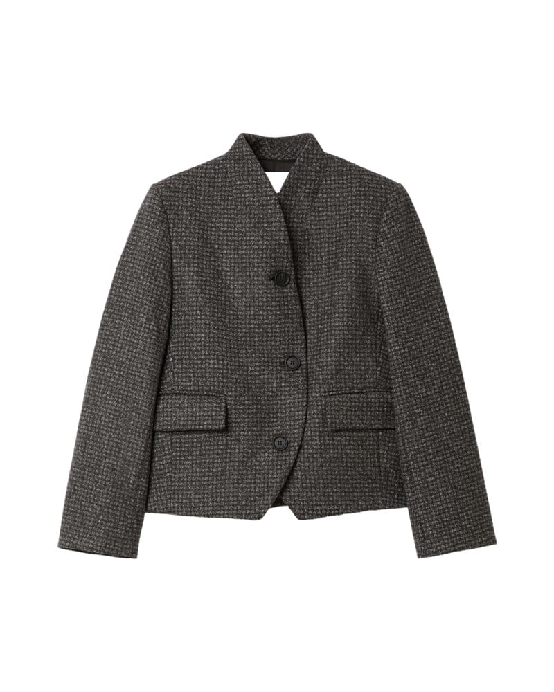 Jacka short curved jacket