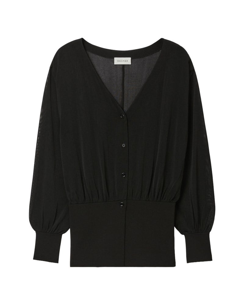 Kofta sheer knit cardigan
