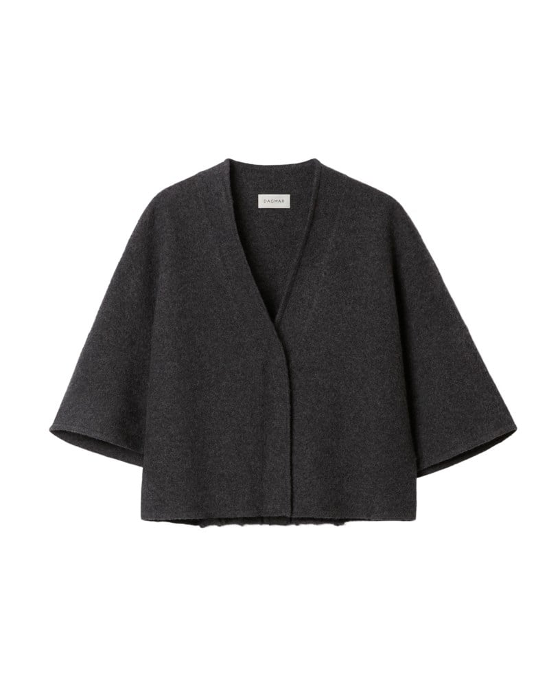 Kofta short wool cardigan