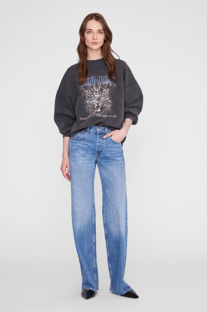 Anine Bing Sweatshirt miles leopard muse dam – bild 2