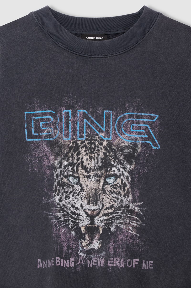 Anine Bing Sweatshirt miles leopard muse dam – bild 4