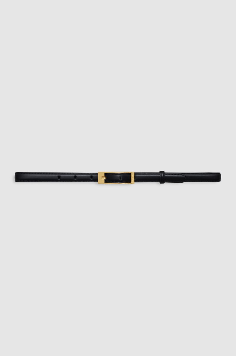 Anine Bing Bälte elly smooth leather dam – bild 3