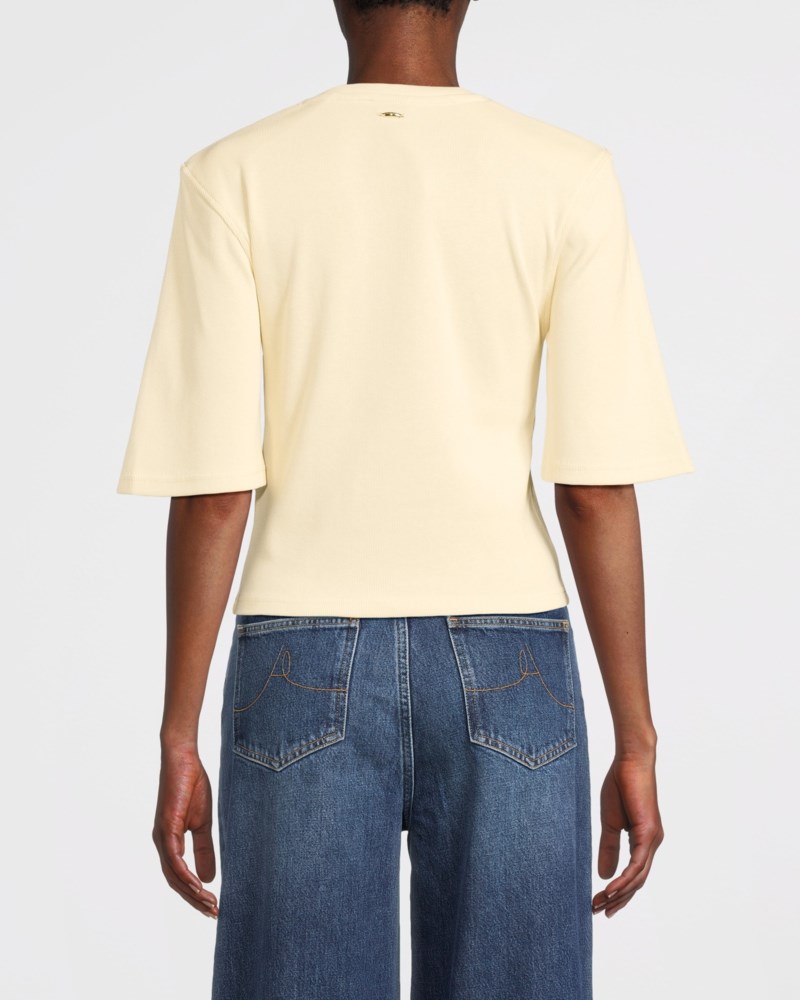 Arakii T-shirt strucutred shoulder dam – bild 3