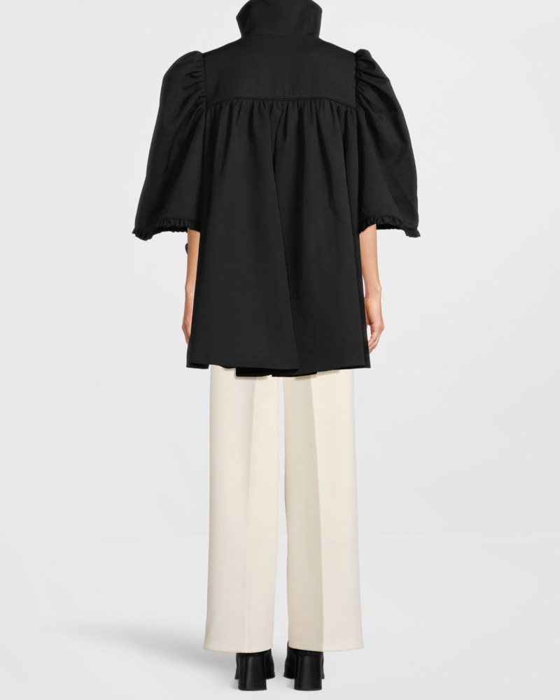 Arakii Trenchcoat pleated frill kappor & rockar dam – bild 4