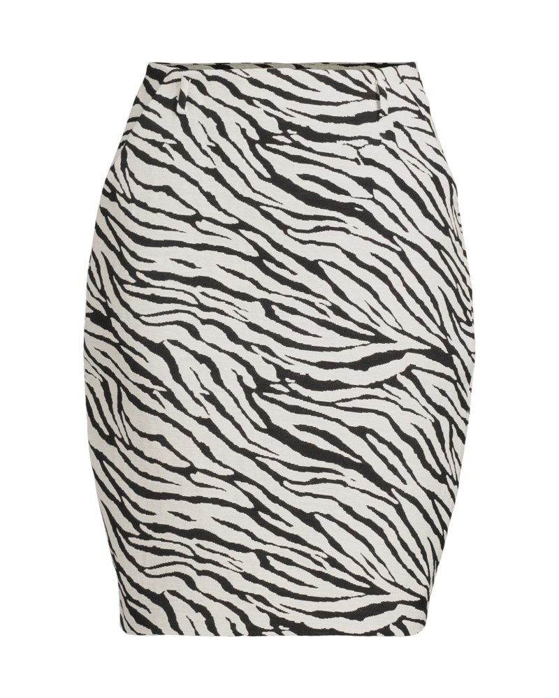 Kjol pencil high waist