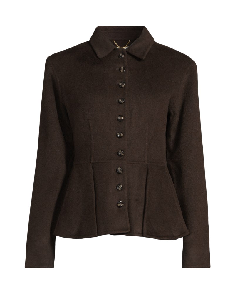 Jacka peplum wool
