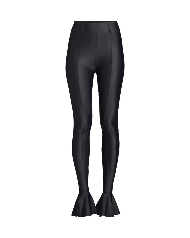 Tights shiny ruffle
