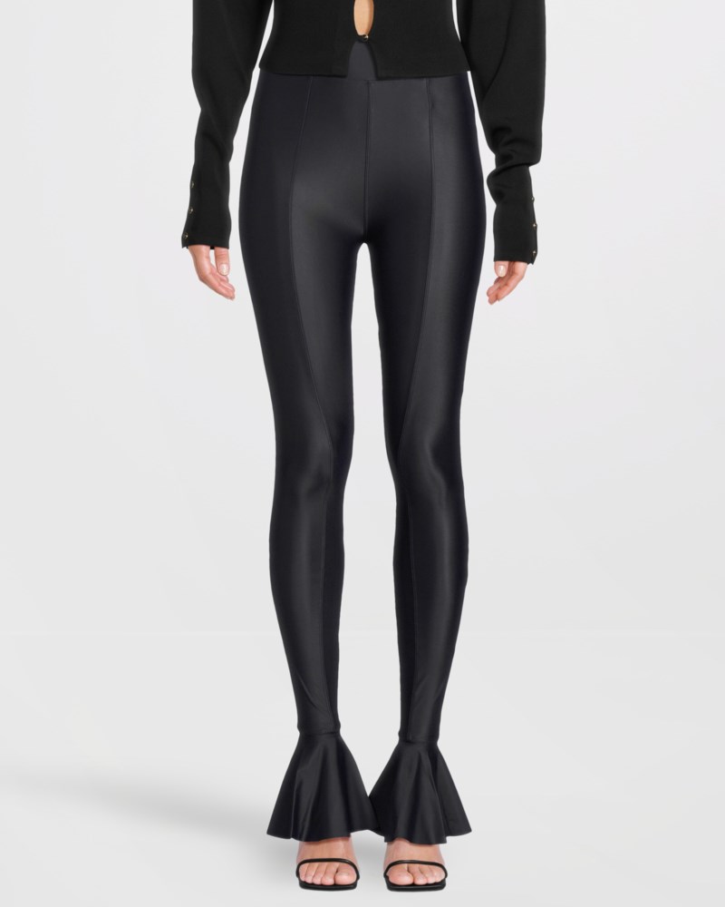 Arakii Tights shiny ruffle dam – bild 2