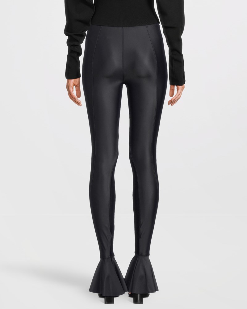 Arakii Tights shiny ruffle dam – bild 3