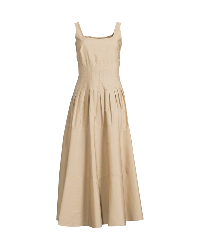 Klänning feltre khaki 2
