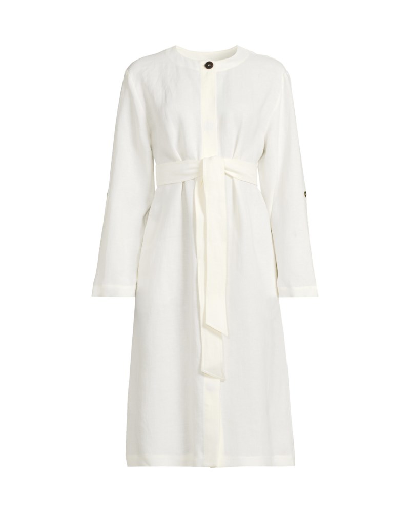 Klänning faded linen lembo natural 2