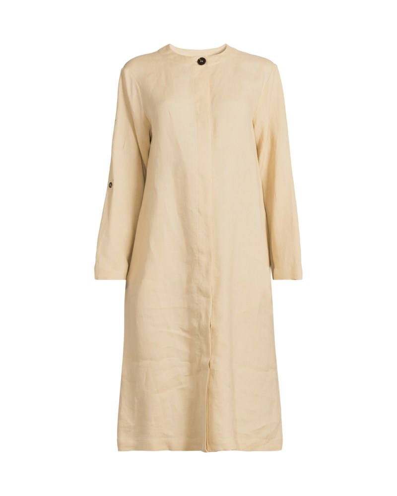 Klänning faded linen lembo natural 1