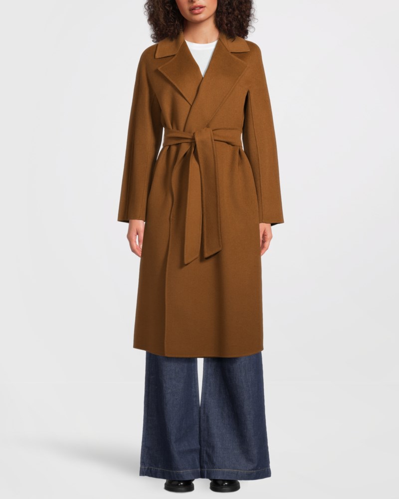 Max Mara Studio Kappa wool cashmere and silk long wrap dam – bild 2
