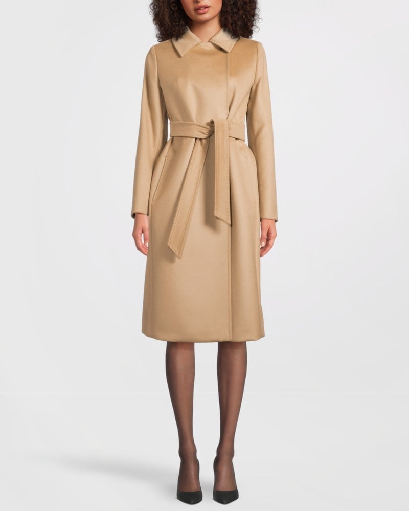 Max Mara Studio Kappa double-breasted wool coat dam – bild 2