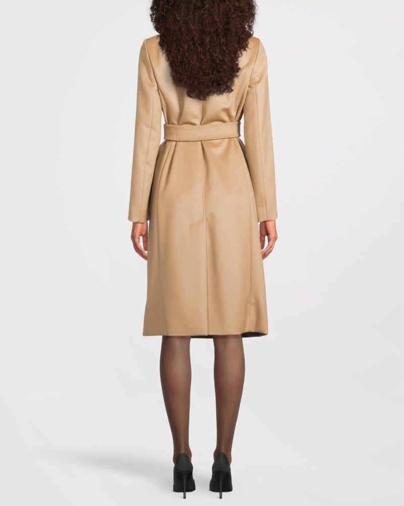 Max Mara Studio Kappa double-breasted wool coat dam – bild 3