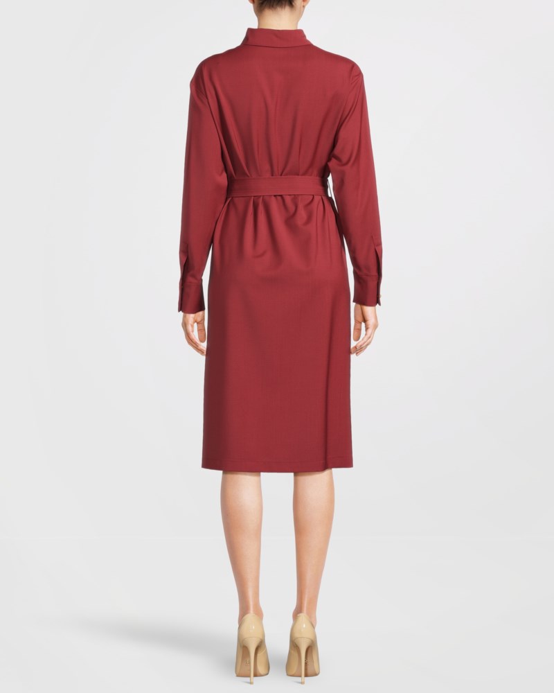 Max Mara Studio Klänning woollen cloth shirt dam – bild 3