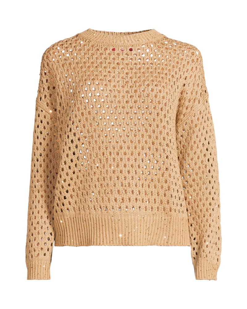Tröja sequinned cotton boxy