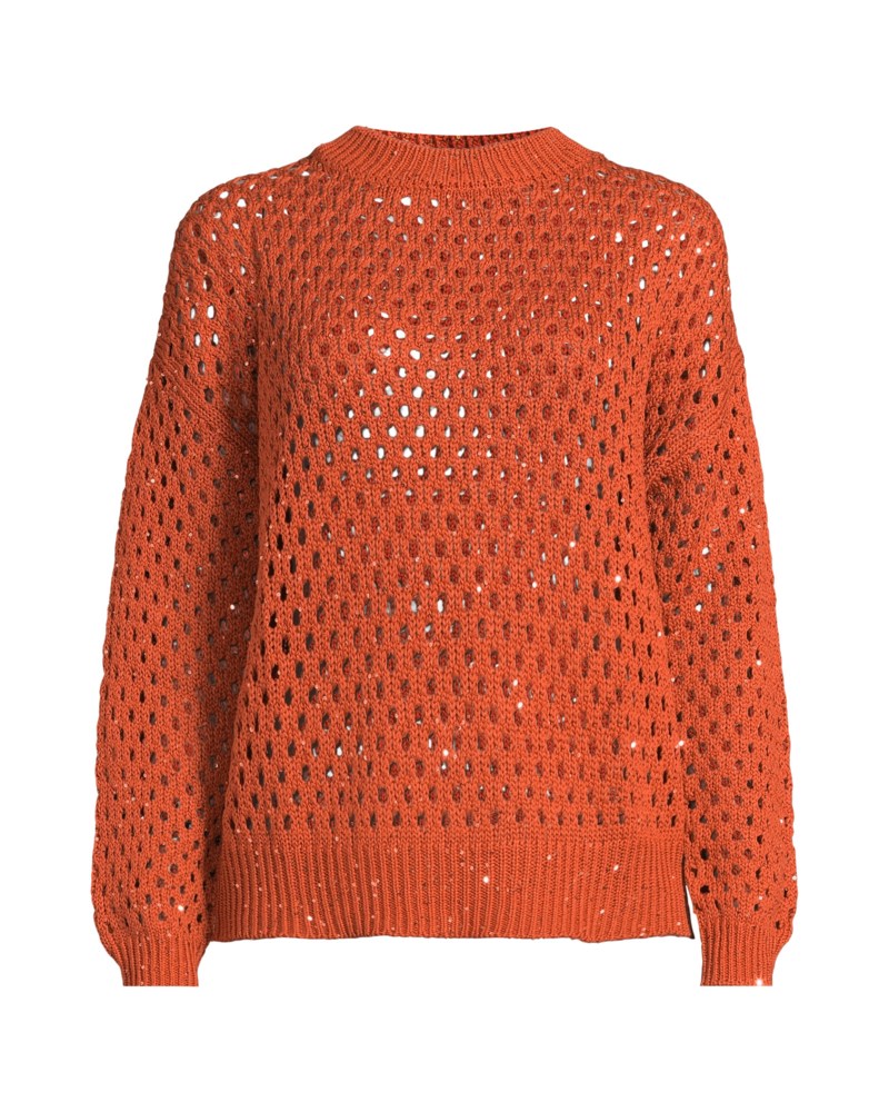 Tröja sequinned cotton boxy
