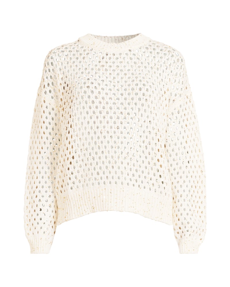 Tröja sequinned cotton boxy