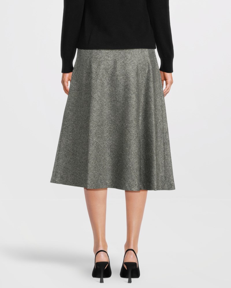 Max Mara Studio Kjol wool-blend dam – bild 4