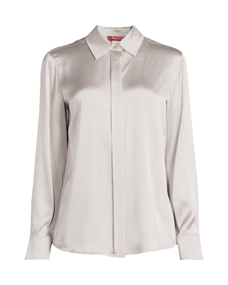 Skjorta mannish silk satin