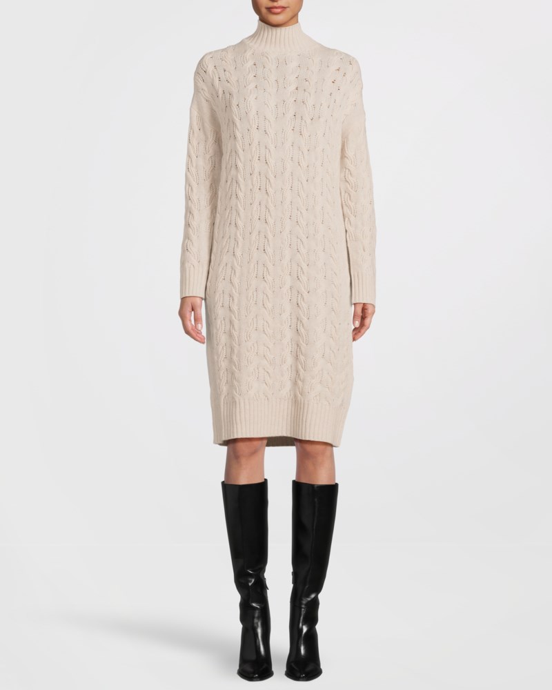Max Mara Studio Klänning relaxed-fit wool and cashmere yarn dam – bild 2