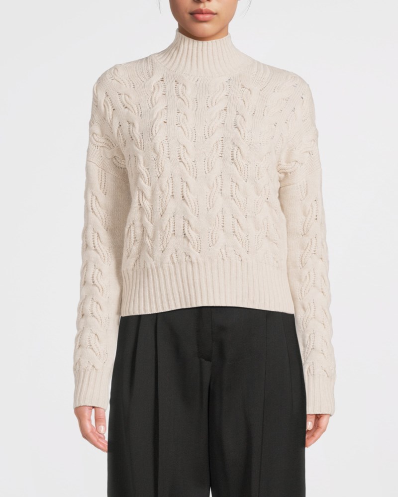 Max Mara Studio Tröja comfortable wool and cashmere dam – bild 2