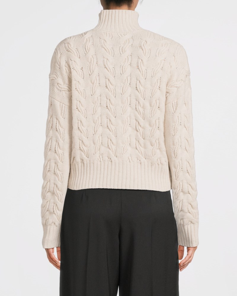 Max Mara Studio Tröja comfortable wool and cashmere dam – bild 4
