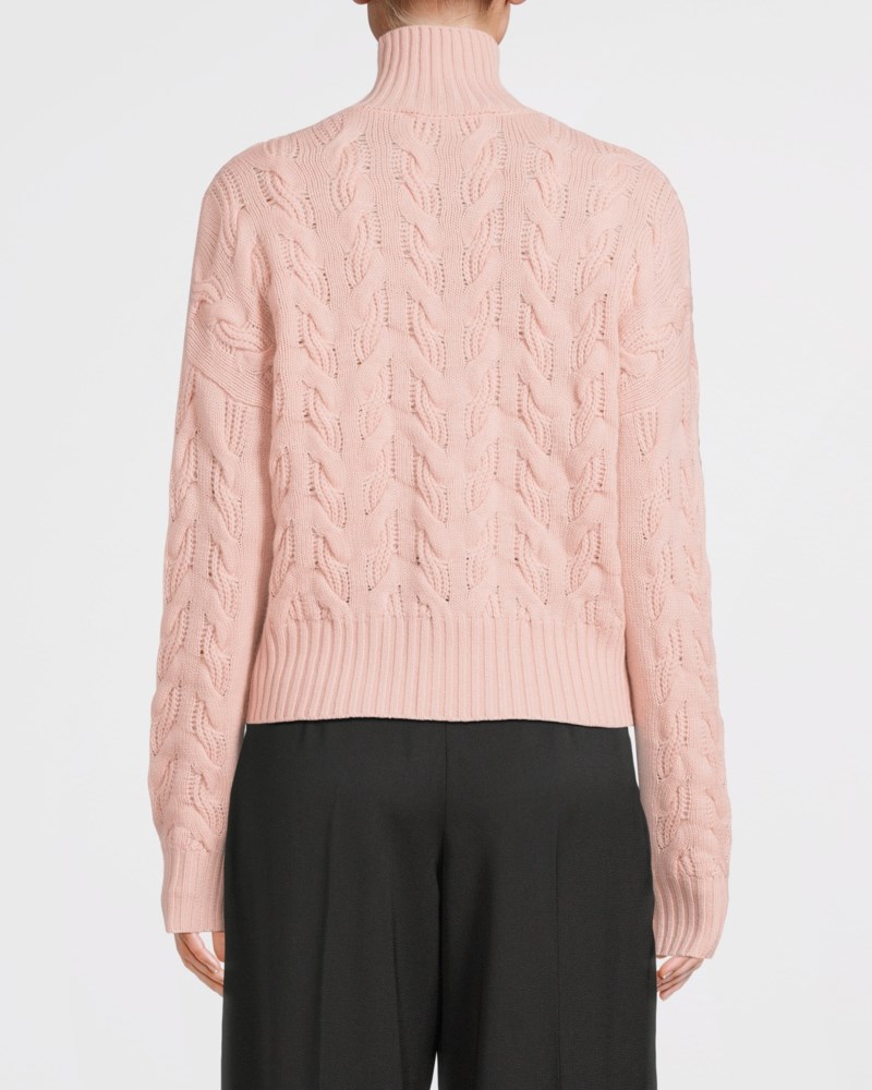 Max Mara Studio Tröja comfortable wool and cashmere dam – bild 4