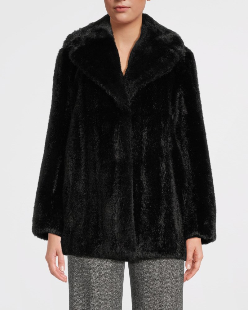 Max Mara Studio Kappa fluffy-textured dam – bild 2