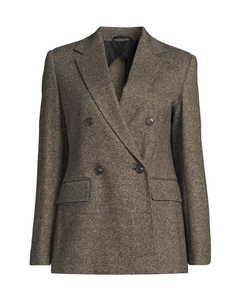 Kavaj double-breasted jacquard jersey