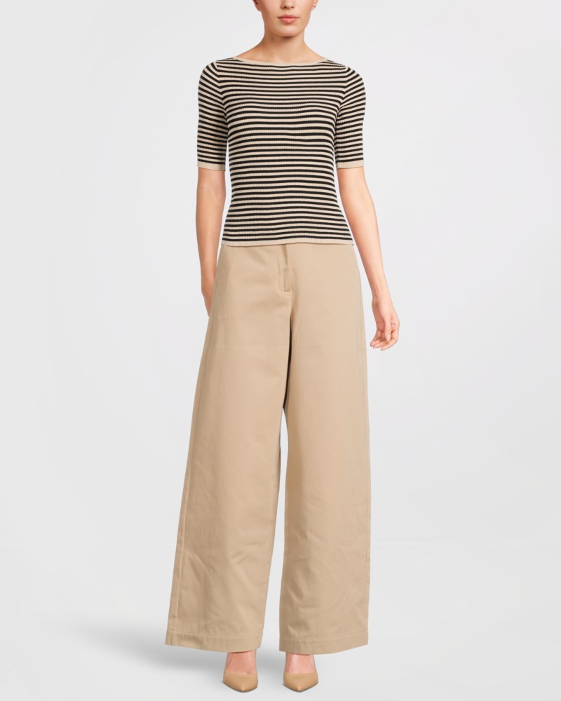 Topp waser beige/svart 2